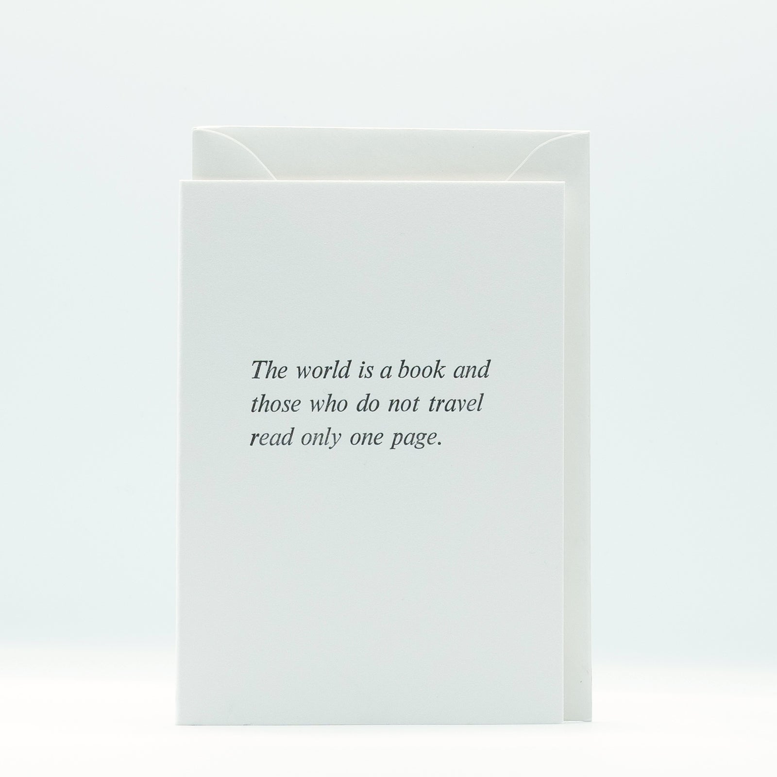 Nomado Kappan "Travel" Letterpress Card