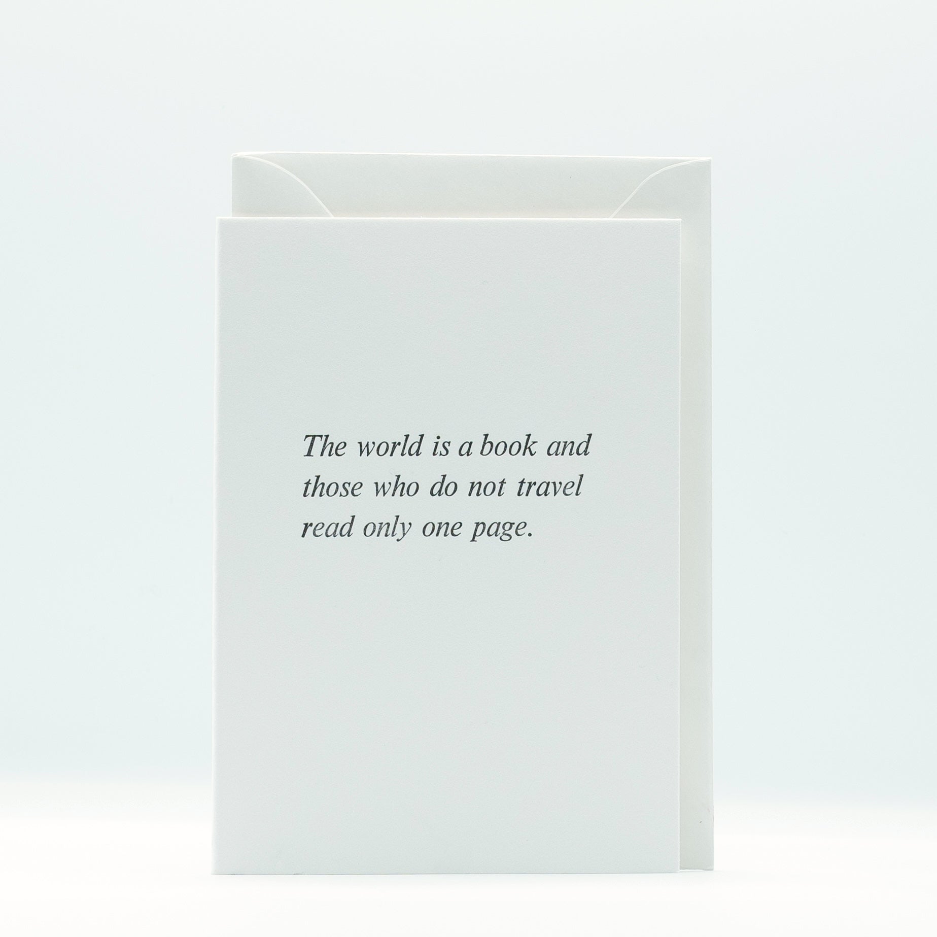 Nomado Kappan "Travel" Letterpress Card