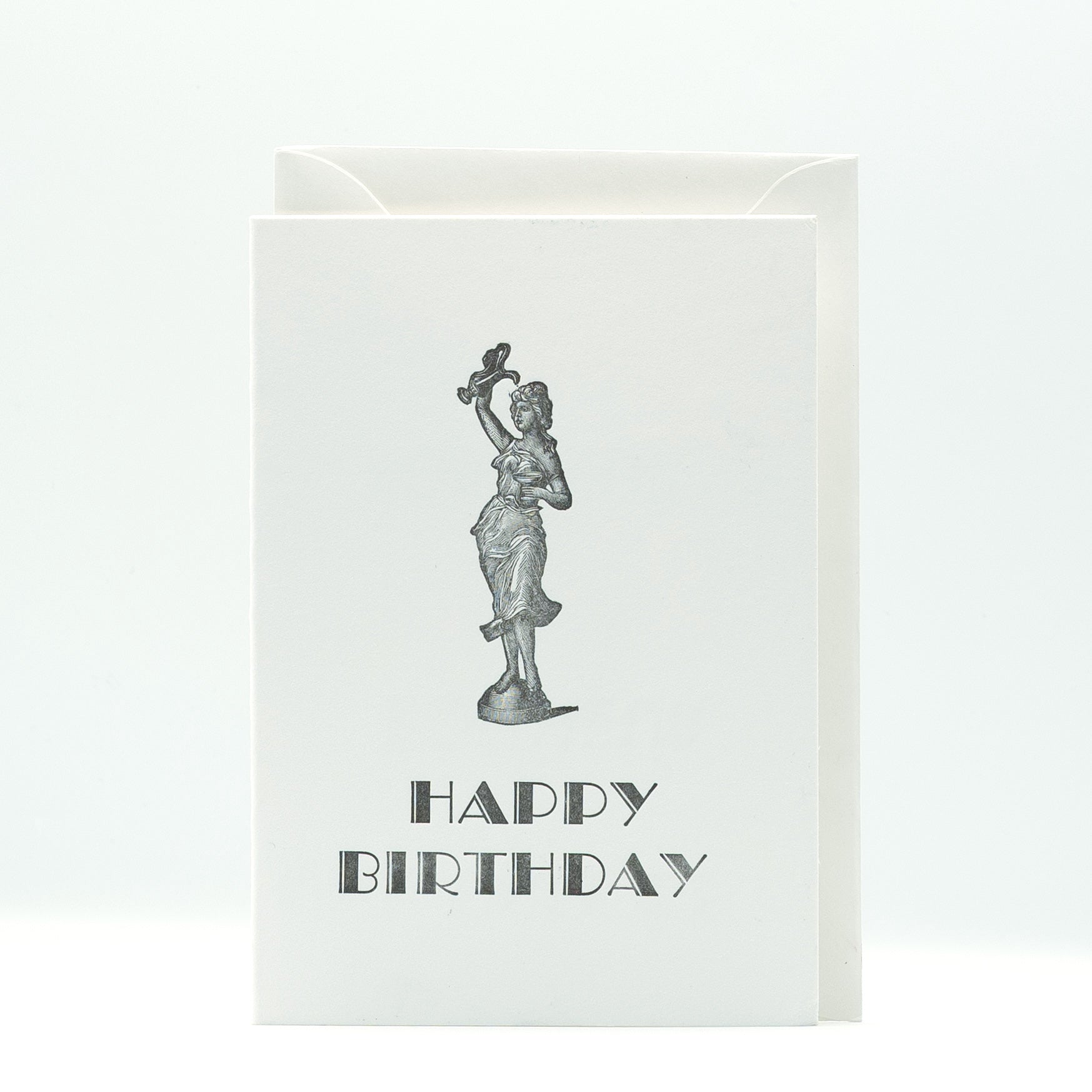 Nomado Kappan "Party Girl" Letterpress Birthday Card