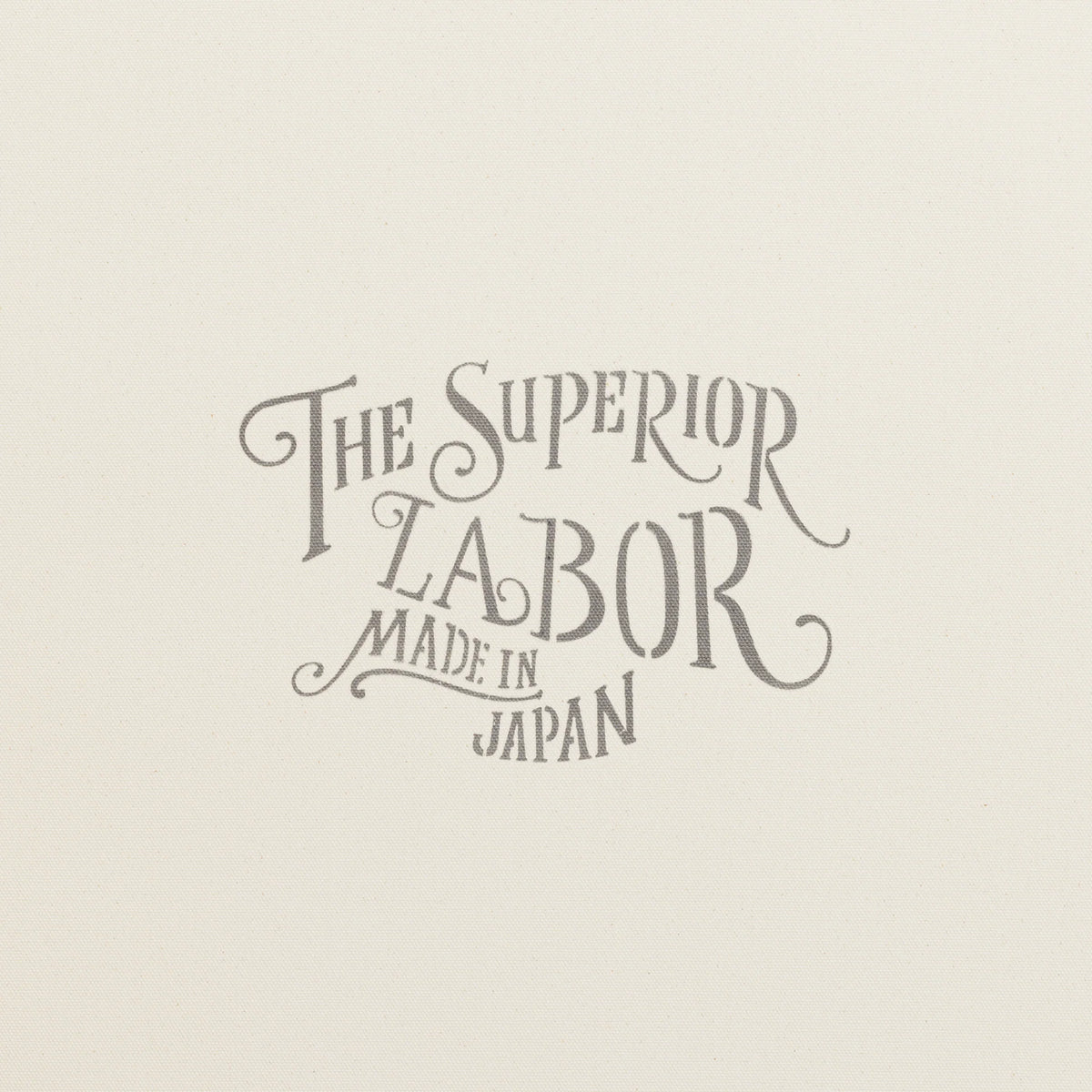 Superior Labor engineer tote bag S (grey canvas/3 options) - NOMADO Store 