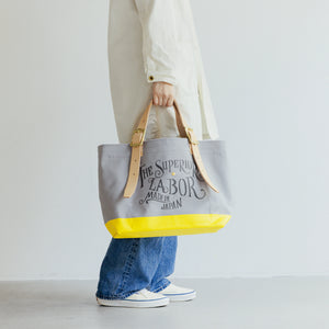 Superior Labor engineer tote bag S (grey canvas/3 options) - NOMADO Store 