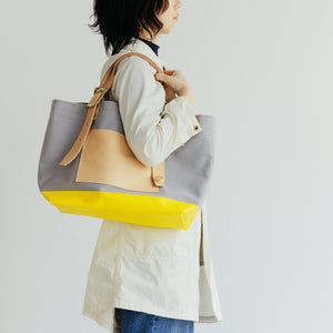 Superior Labor engineer tote bag S (grey canvas/3 options) - NOMADO Store 