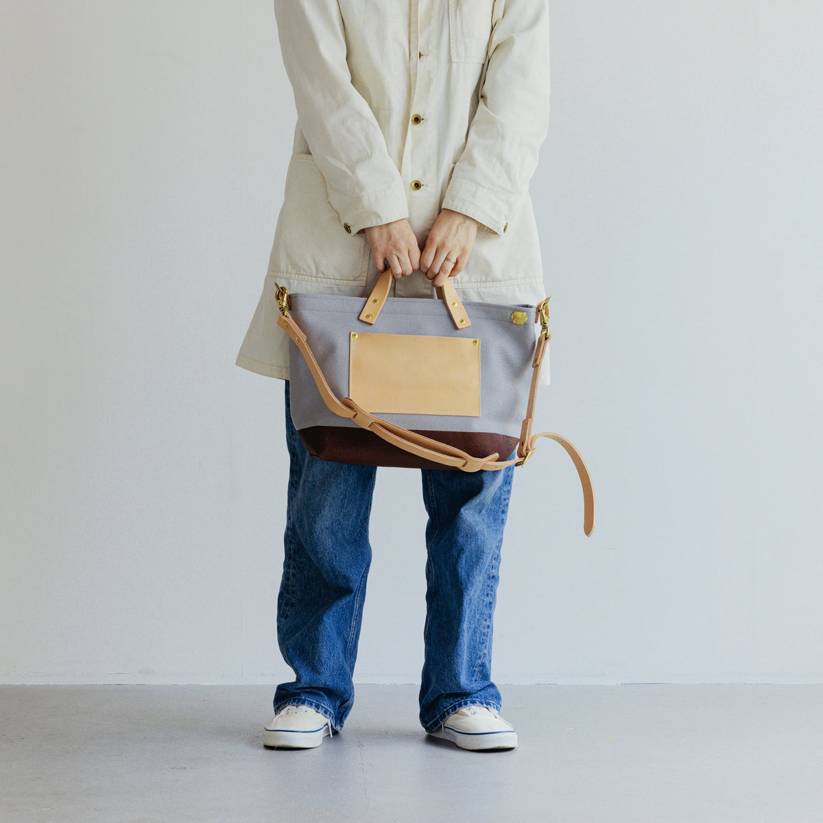 The Superior Labor Engineer Shoulder Bag XS (grey canvas/4 options) - NOMADO Store 