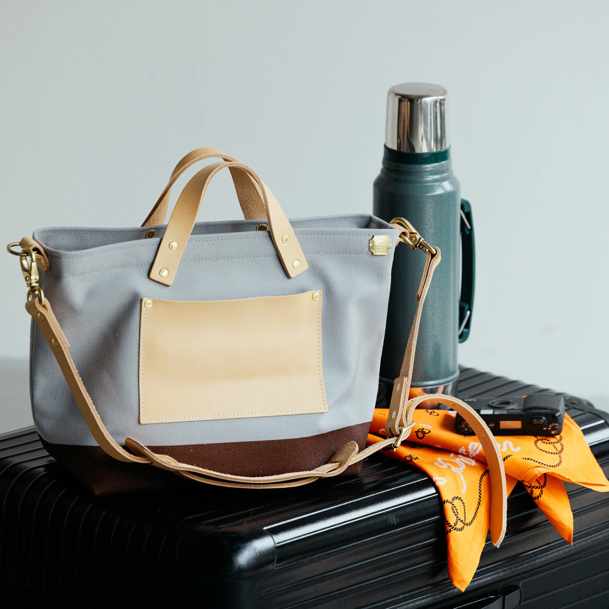 The Superior Labor Engineer Shoulder Bag XS (grey canvas/4 options) - NOMADO Store 