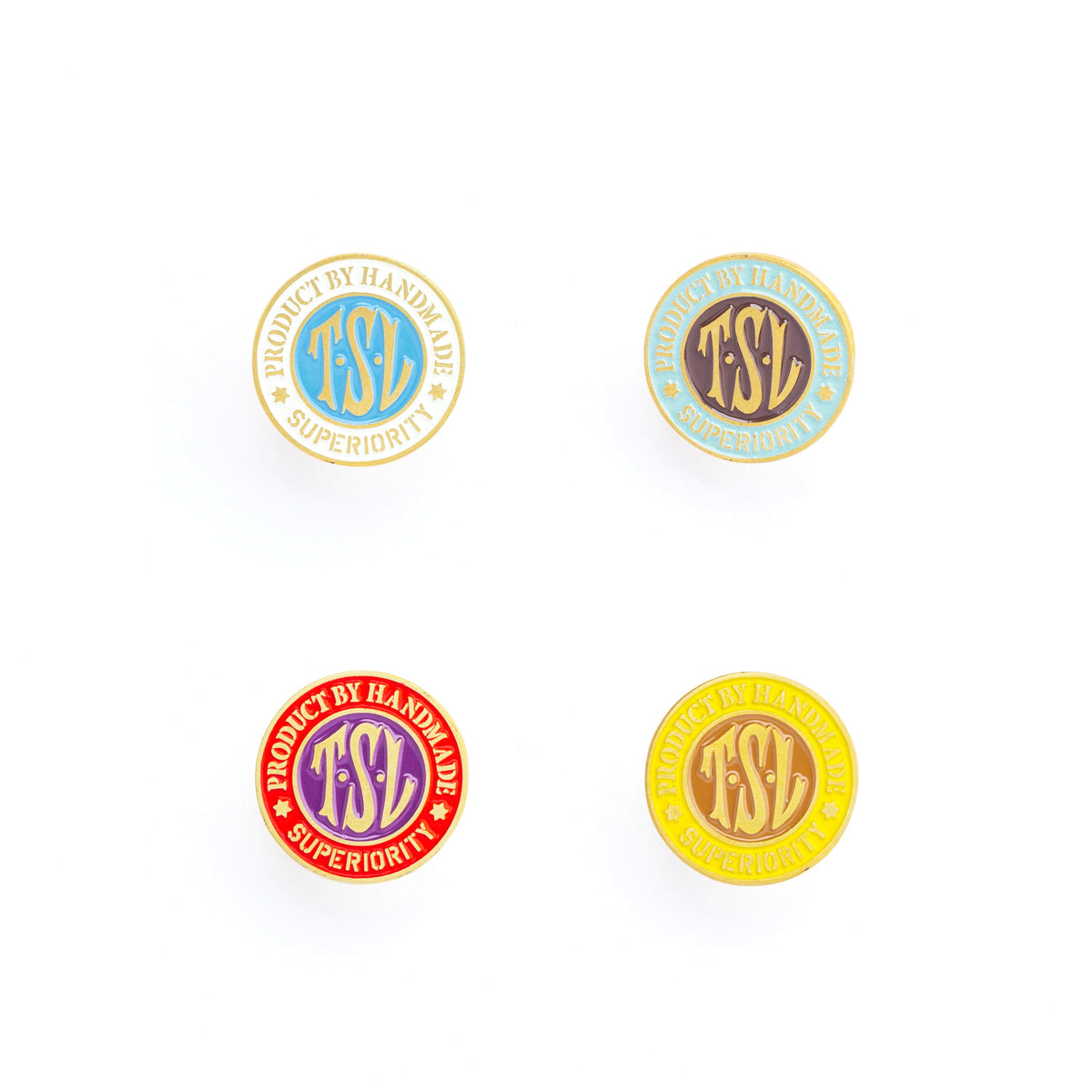 The Superior Labor Logo Pins or Conchos