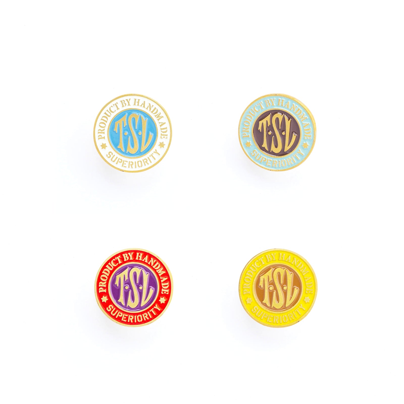 The Superior Labor Logo Pins or Conchos