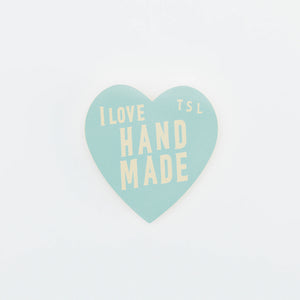 The Superior Labor I LOVE HANDMADE sticker