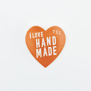 The Superior Labor I LOVE HANDMADE sticker