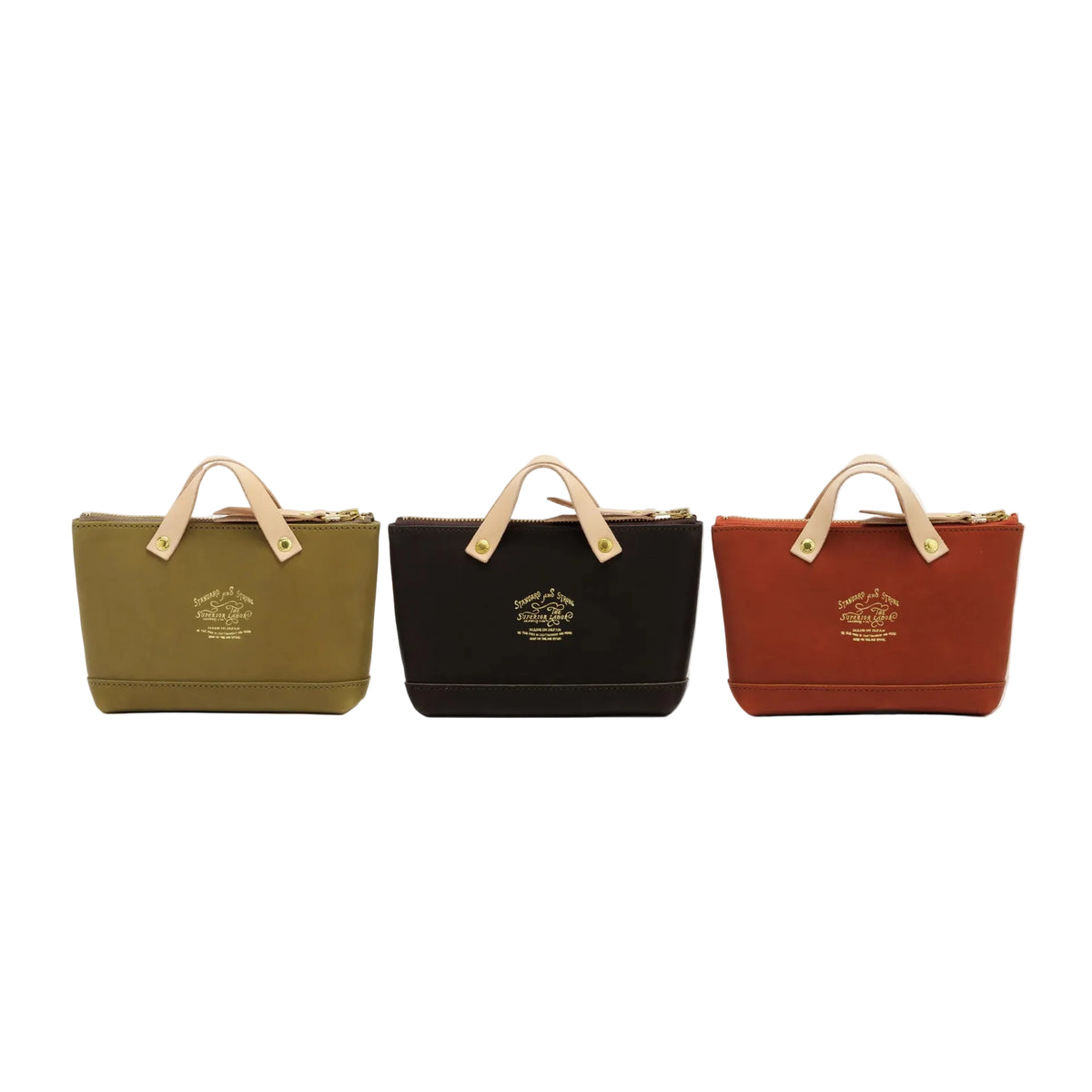 The Superior Labor all leather Engineer Pouch (3 colours) - NOMADO Store 