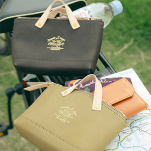 The Superior Labor all leather Engineer Pouch (3 colours) - NOMADO Store 