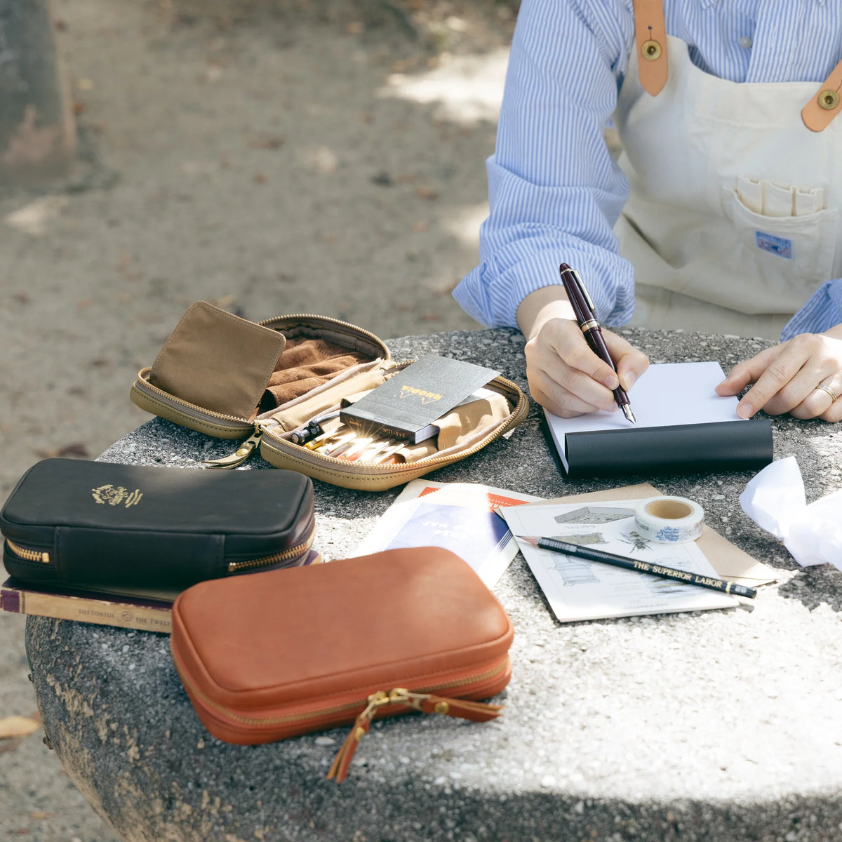 The Superior Labor Writer's leather case (3 colours)