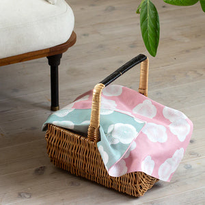 Isa monyo Reversible | Japanese Apricot Baby Pink/Mint Furoshiki (L/S)