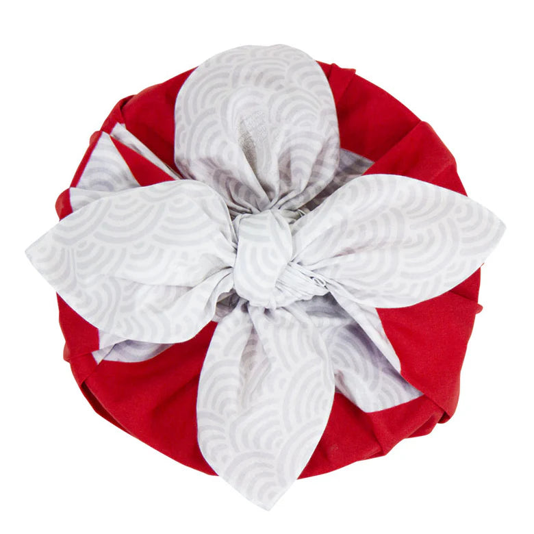 Hare Tsutsumi Plovers Red Furoshiki (70)