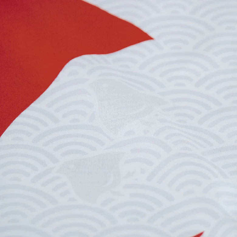 Hare Tsutsumi Plovers Red Furoshiki (70)