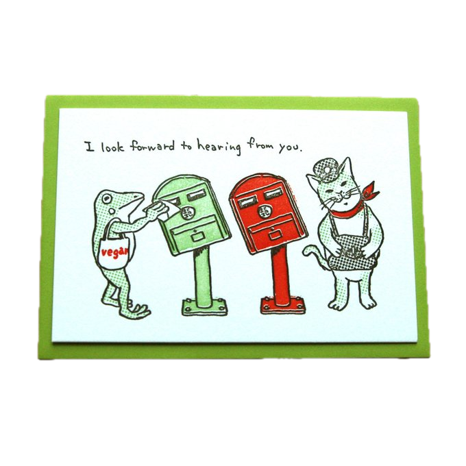 KAPPADO letterpress card : Taiwan Post