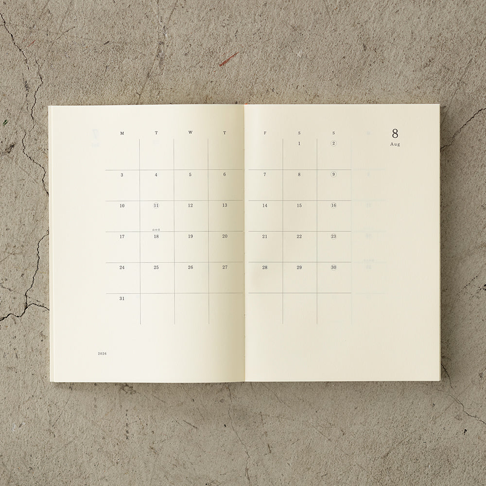 MD Notebook Diary THIN 2026 (2 sizes)