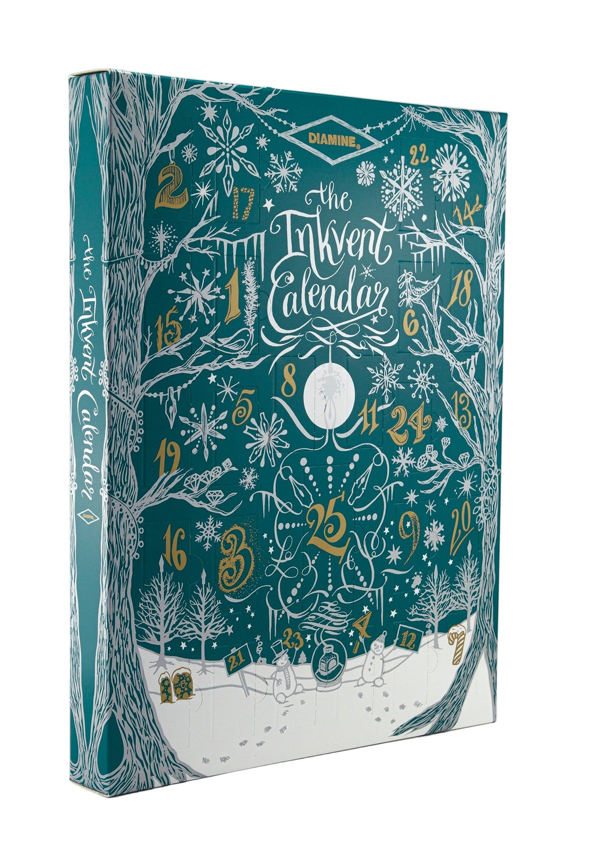 Diamine 2025 Inkvent Calendar Teal Edition