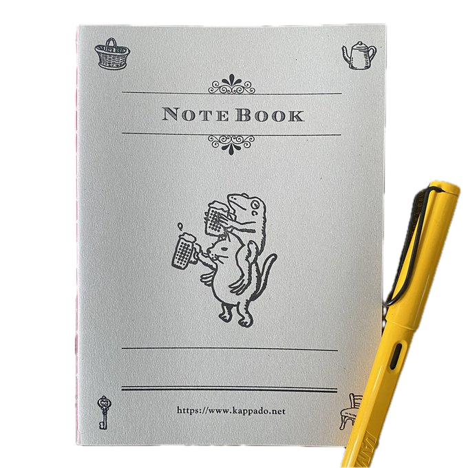 KAPPADO Letterpress printed notebook (3 cover designs)