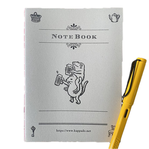 KAPPADO Letterpress printed notebook (3 cover designs)