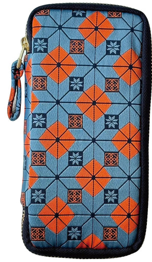 Kyoku Haku Zippered 3 Slots Pen Case (4 patterns)