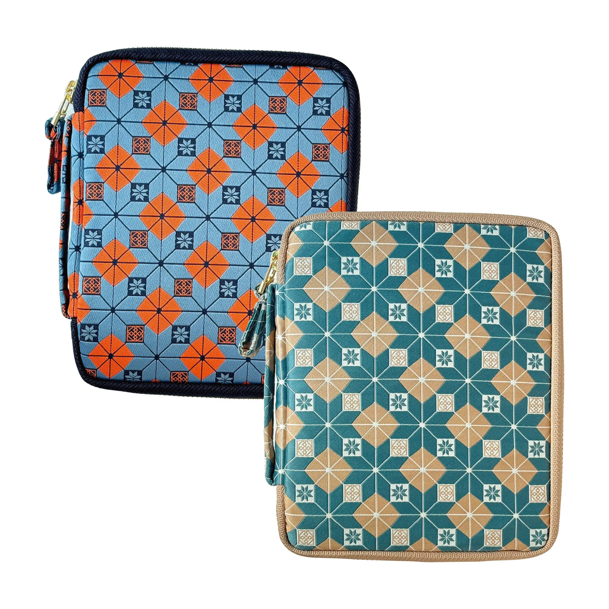 Kyoku Haku Zippered 10 Slots Pen Case (Siraya/2 colours)