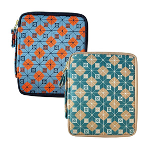 Kyoku Haku Zippered 10 Slots Pen Case (Siraya/2 colours)