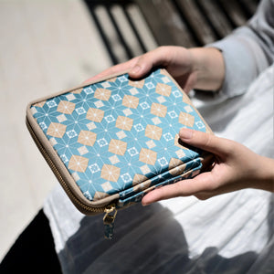Kyoku Haku Zippered 10 Slots Pen Case (Siraya/2 colours)