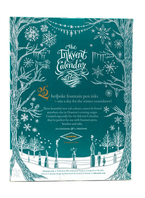 Diamine 2025 Inkvent Calendar Teal Edition PREORDER