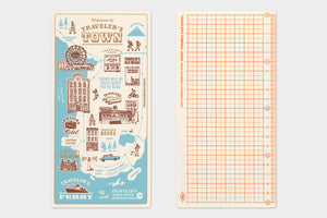 2024 Diary Traveler's Notebook Plastic Underlay (Regular size). PREORDER