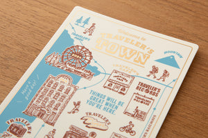 2024 Diary Traveler's Notebook Plastic Underlay (Regular size). PREORDER