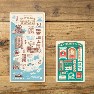 2024 Diary Traveler's Notebook Plastic Underlay (Regular size). PREORDER