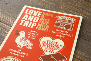2025 Diary Traveler's Notebook (TRC) Plastic Underlay (Regular size)