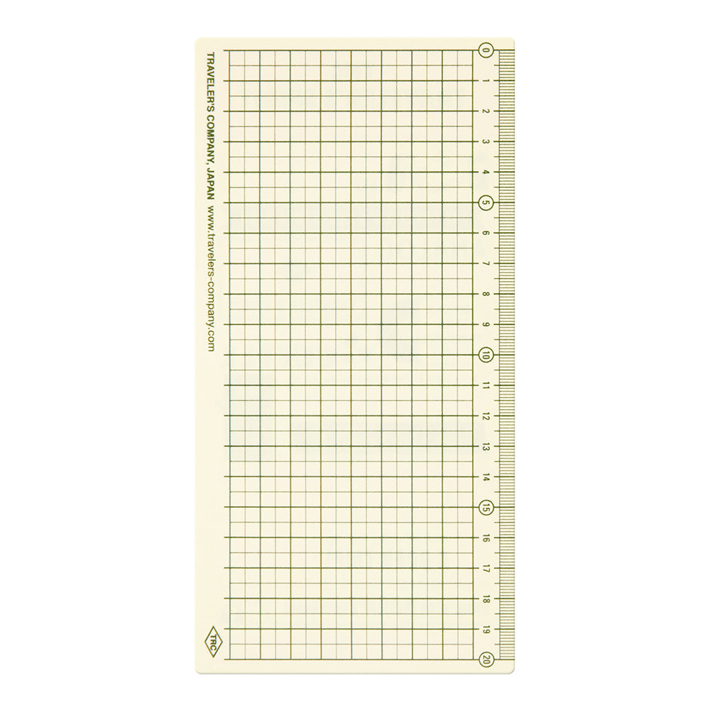 2026 Diary Traveler's Notebook (TRC) Plastic Underlay (Regular size)