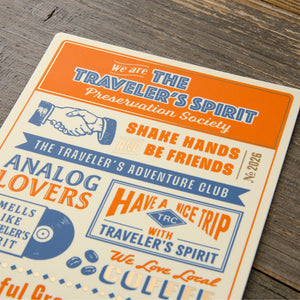 2026 Diary Traveler's Notebook (TRC) Plastic Underlay (Regular size) PREORDER