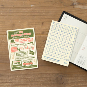 2026 Diary Traveler's Notebook (TRC) Plastic Underlay (Passport size) PREORDER