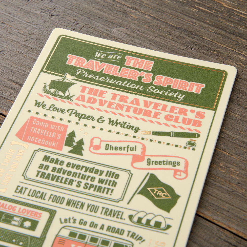 2026 Diary Traveler's Notebook (TRC) Plastic Underlay (Passport size)