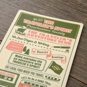 2026 Diary Traveler's Notebook (TRC) Plastic Underlay (Passport size) PREORDER