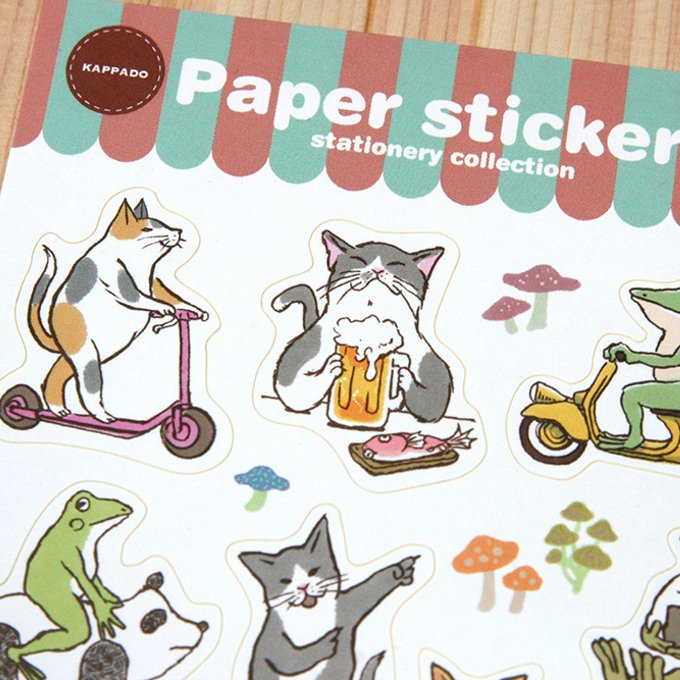 KAPPADO Mini seal stickers (2 designs)