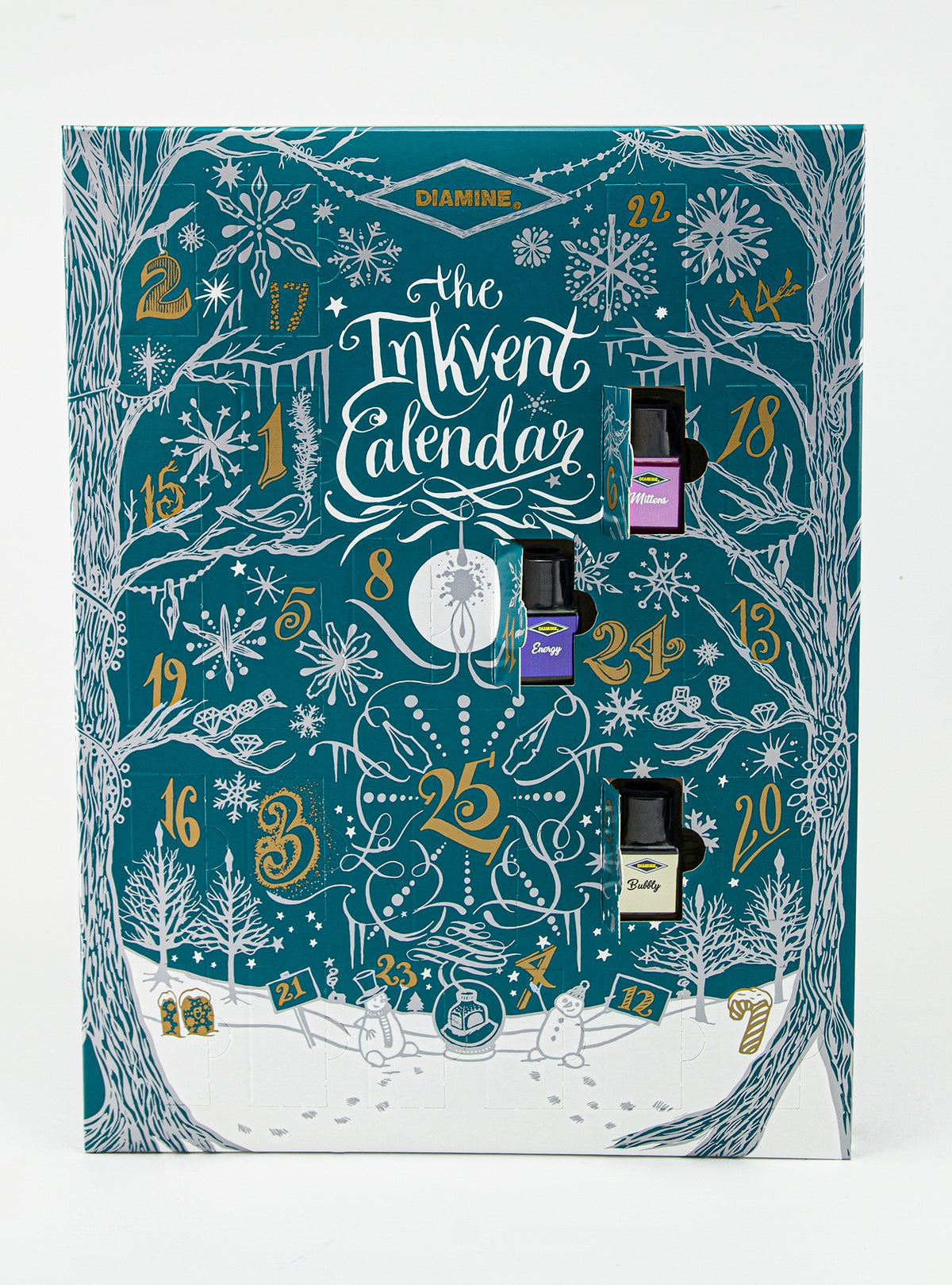 Diamine 2025 Inkvent Calendar Teal Edition