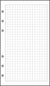 Exatime 17 White grid ring planner refill