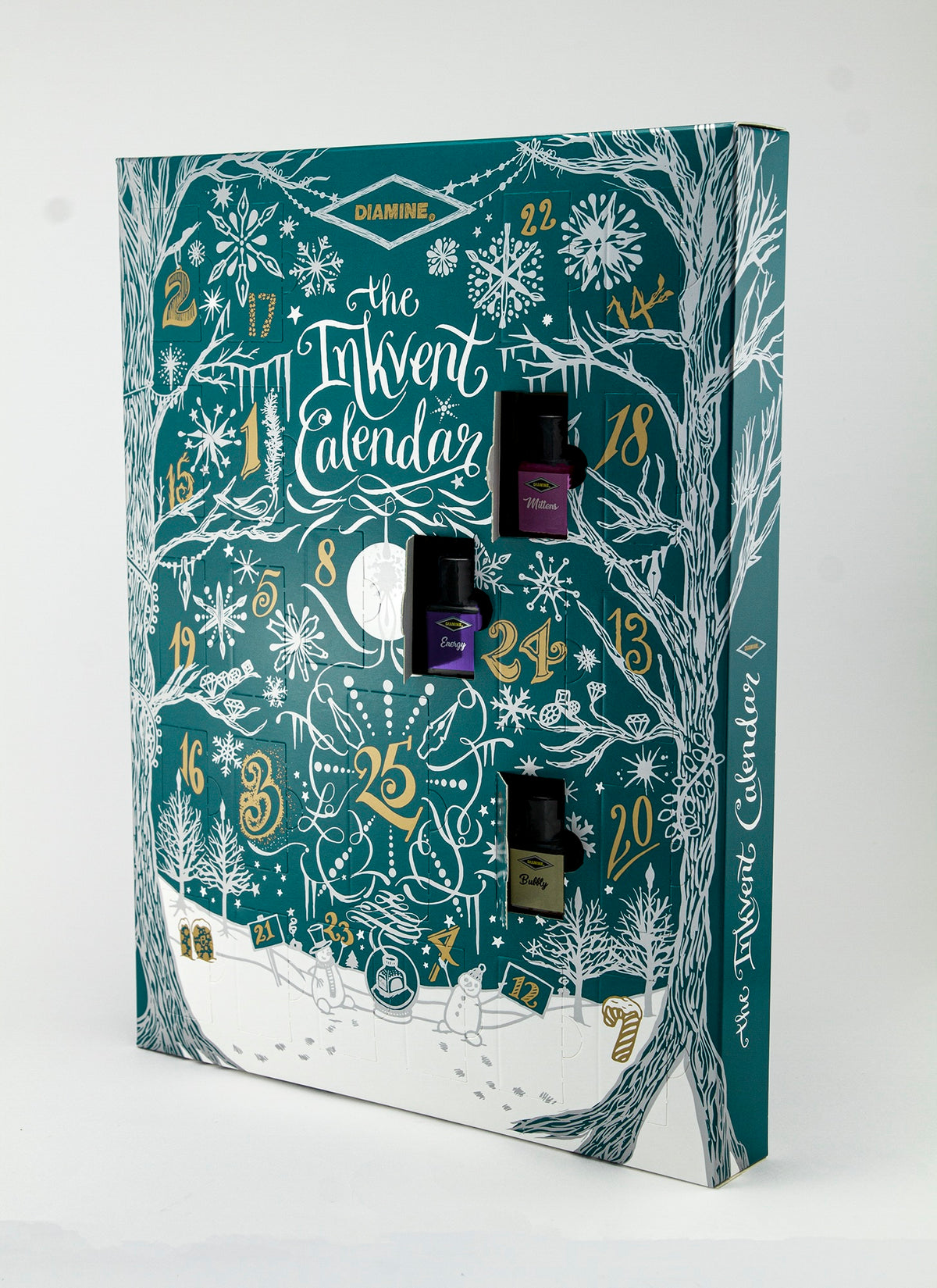 Diamine 2025 Inkvent Calendar Teal Edition