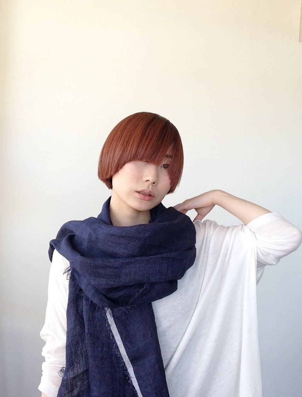 Komo linen scarf (4 colours)