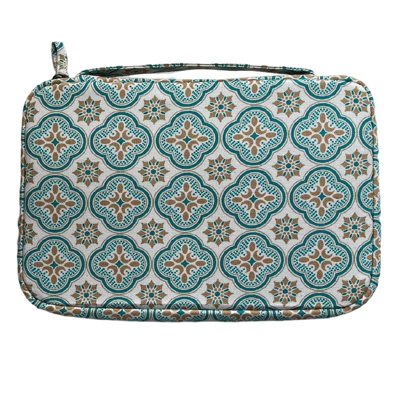 Kyoku Haku Zippered 20 Slots Pen Case (Begonia Blossom/2 colours)