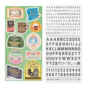 2026 Traveler's Notebook (TRC) - Diary Customize Sticker Set. PREORDER