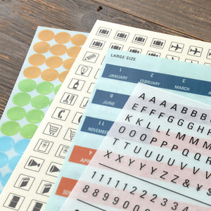 2026 Traveler's Notebook (TRC) - Diary Customize Sticker Set. PREORDER