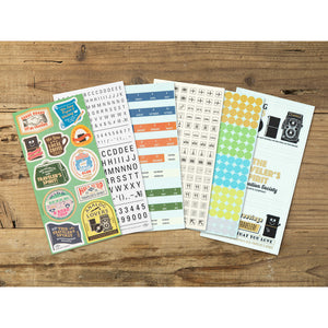 2026 Traveler's Notebook (TRC) - Diary Customize Sticker Set. PREORDER