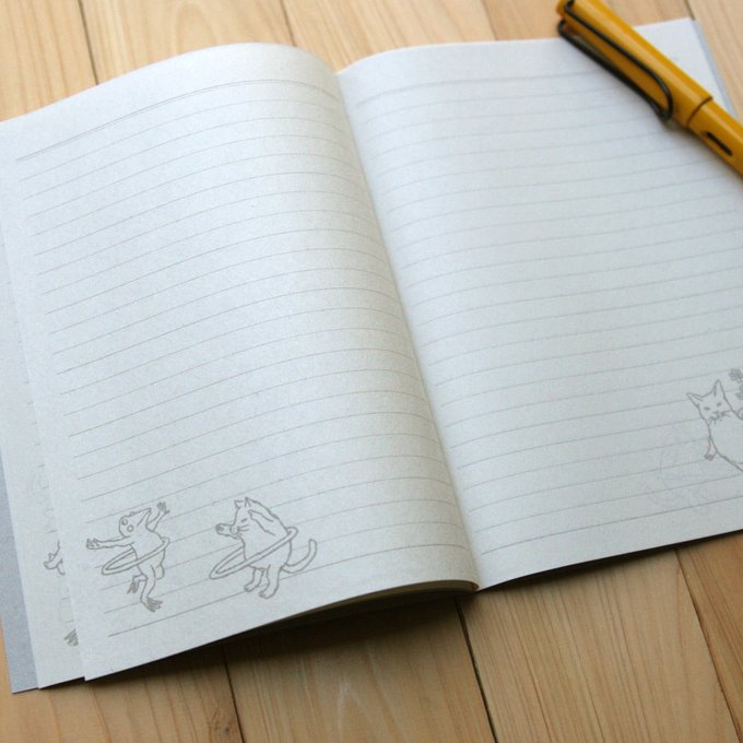 KAPPADO Letterpress printed notebook (3 cover designs)