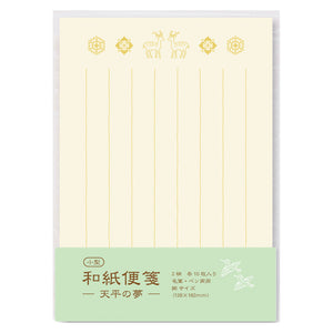 Akashiya Small Japanese paper letter paper "Tenpyo no Yume"