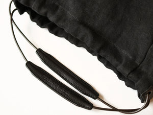 Ateliers PENELOPE Coco Tote Bag Black – Japanese washed linen canvas Tote