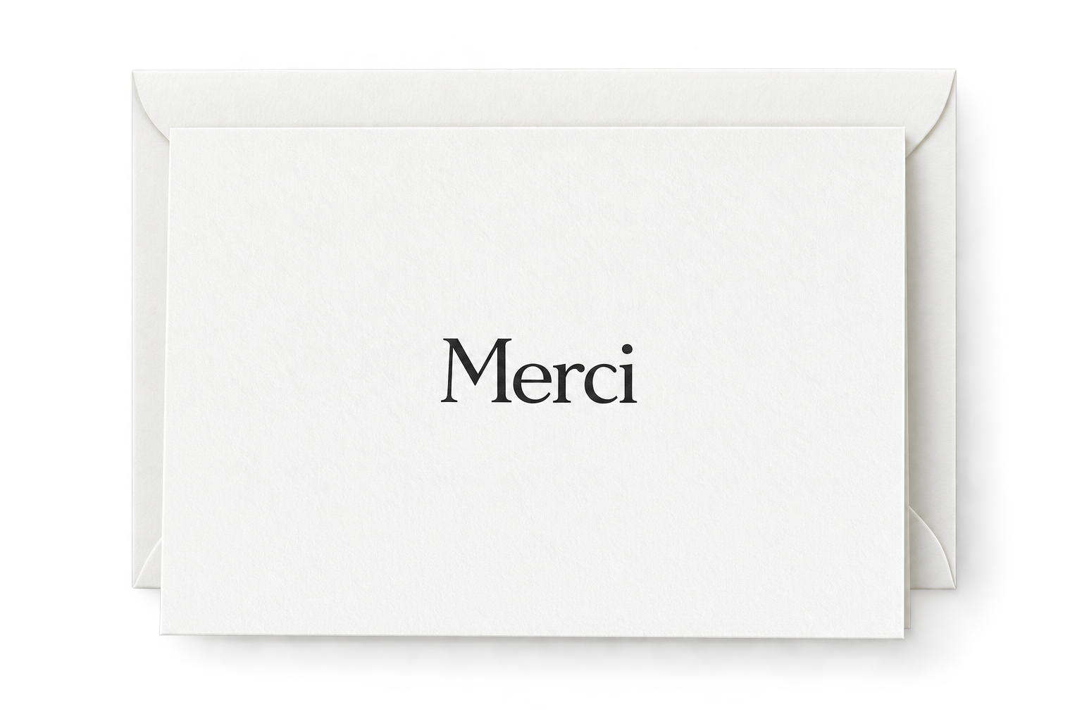 Nomado Kappan - Merci – Letterpress Thank You Card